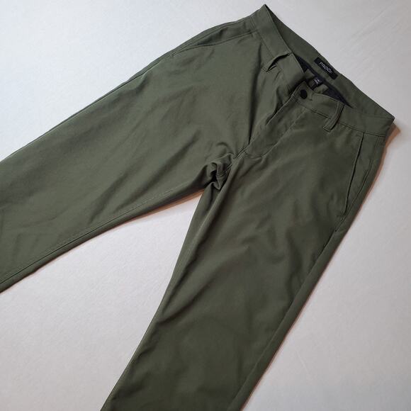 Proof Huckberry Mens Size 30X31 Nomad Chino Straight Fit Performance Pants Green - Picture 1 of 9